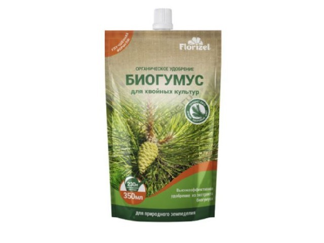 Для хвойных культур. Органическое удобрение (терма-пак 350 мл.) БиоМастер